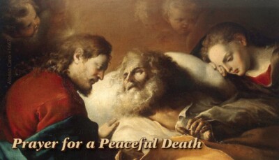 Prayer for a Peaceful Death, LAMINATED, 5-pack, with Two Bonus Cards