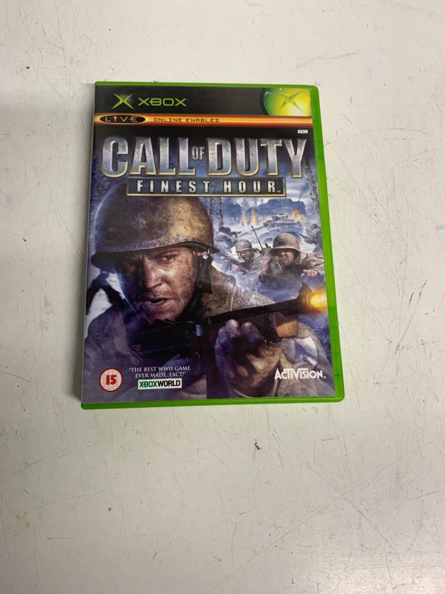 CALL OF DUTY FINEST HOUR XBOX GAME VGC Complete eBay