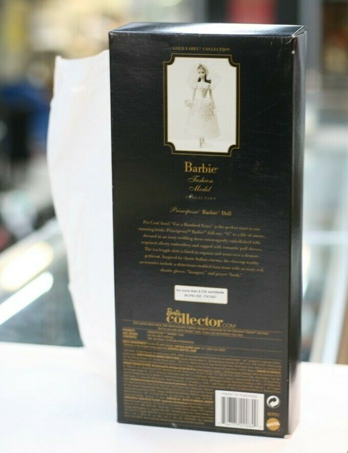 Barbie Principessa Atelier Mariage – Poupée Porcelaine Silkstone, 2013, Mattel BCP83 (neuf)