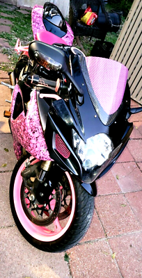 CARBON FIBER PINK HYBRID REAR FENDER HUGGER 06-07-08-09-2010