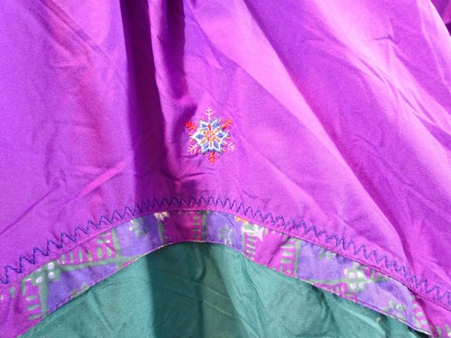 Vintage Obermeyer Preschool Whitney Snowboard Snow Ski Jacket Purple Green 1980s - Picture 6 of 7