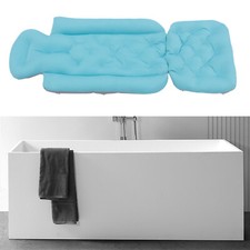Full Body Bath Pillow Neck Back Support Non-Slip Spa Bathtub Headrest Cushion UK