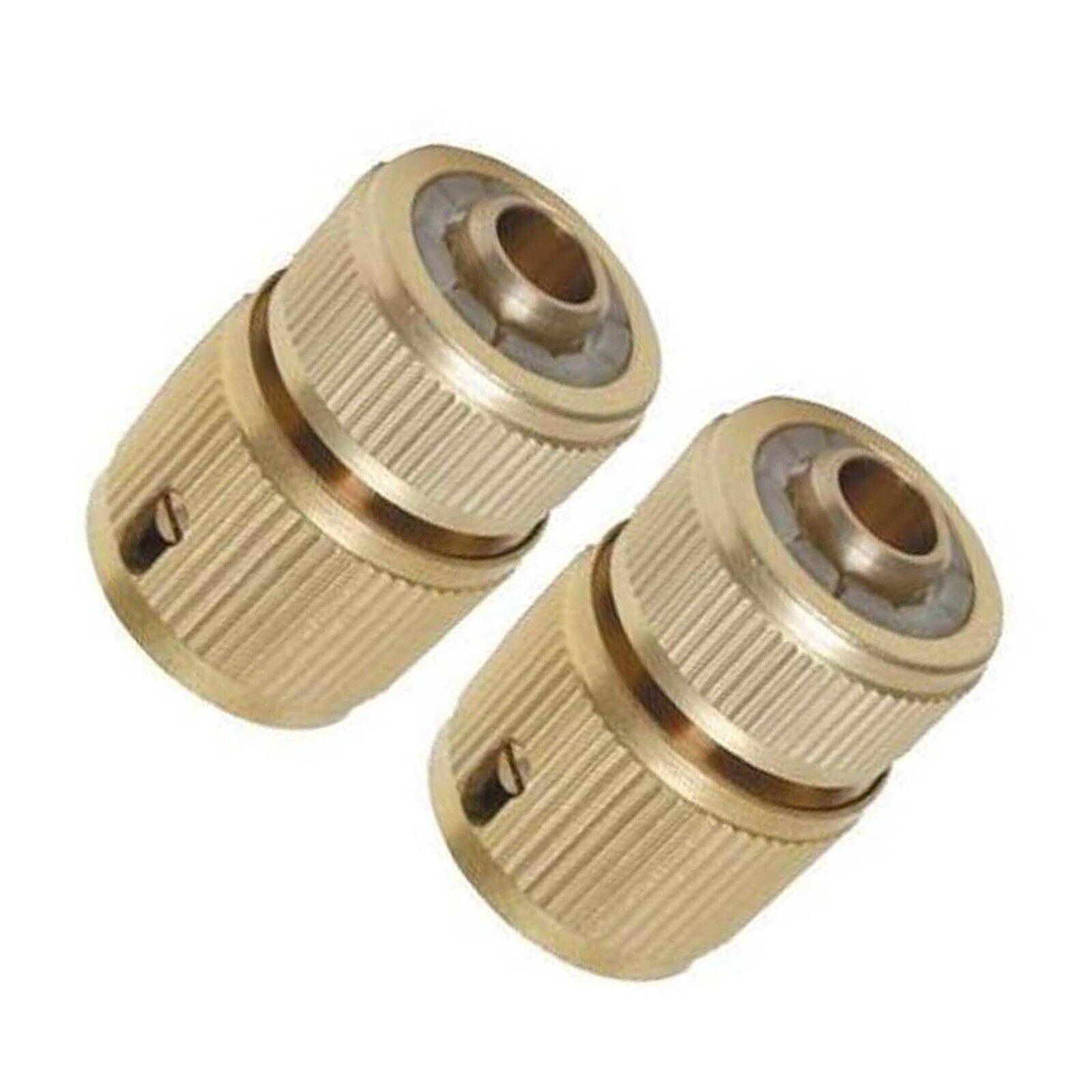 3Pc Universal Hose Pipe Tap Brass Connector Adaptor Fitting Garden