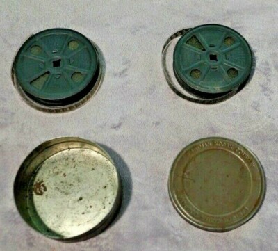 2 Films: Buck Jones ''Indian Attack'' and an untitled cartoon 100ft 16MM reels 