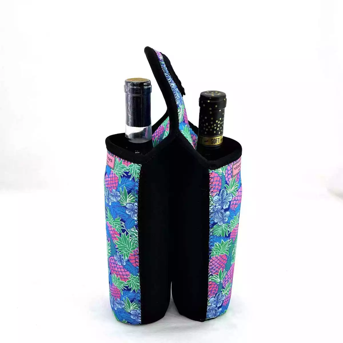 Double wine bottle carrier sale