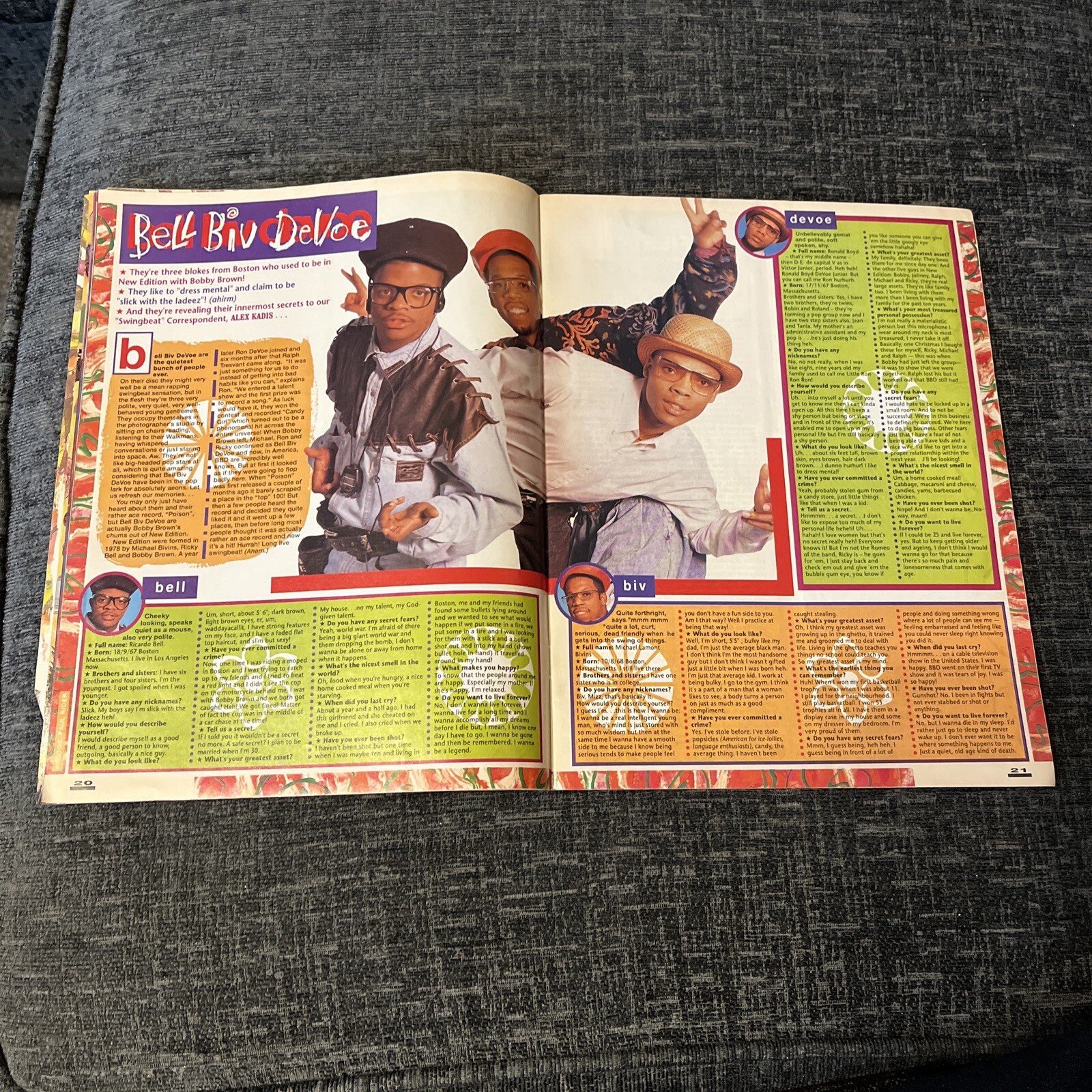 Smash Hits Magazine 8 Aug 1990 Huge Madonna Poster Duran Prince