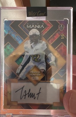 Travis Hunter 1/1 Auto Mania Wild Card AMSQ-A