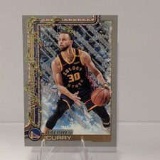 Topps 2025 Holiday Stephen Curry H106 Golden State Warriors Silver Glitter