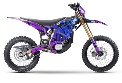 Surron Ultra Bee Grafik Kit-Nike TN lila/blau Aufkleber Decals Wrap