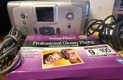HPPhotoSmart 245 Digital Photo Inkjet Printer Power Supply Software Paper Bundle