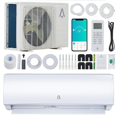 9000 BTU Mini Split Air Conditioner & Heat Pump 19 SEER2,115V,WiFi & Alexa 550Ft