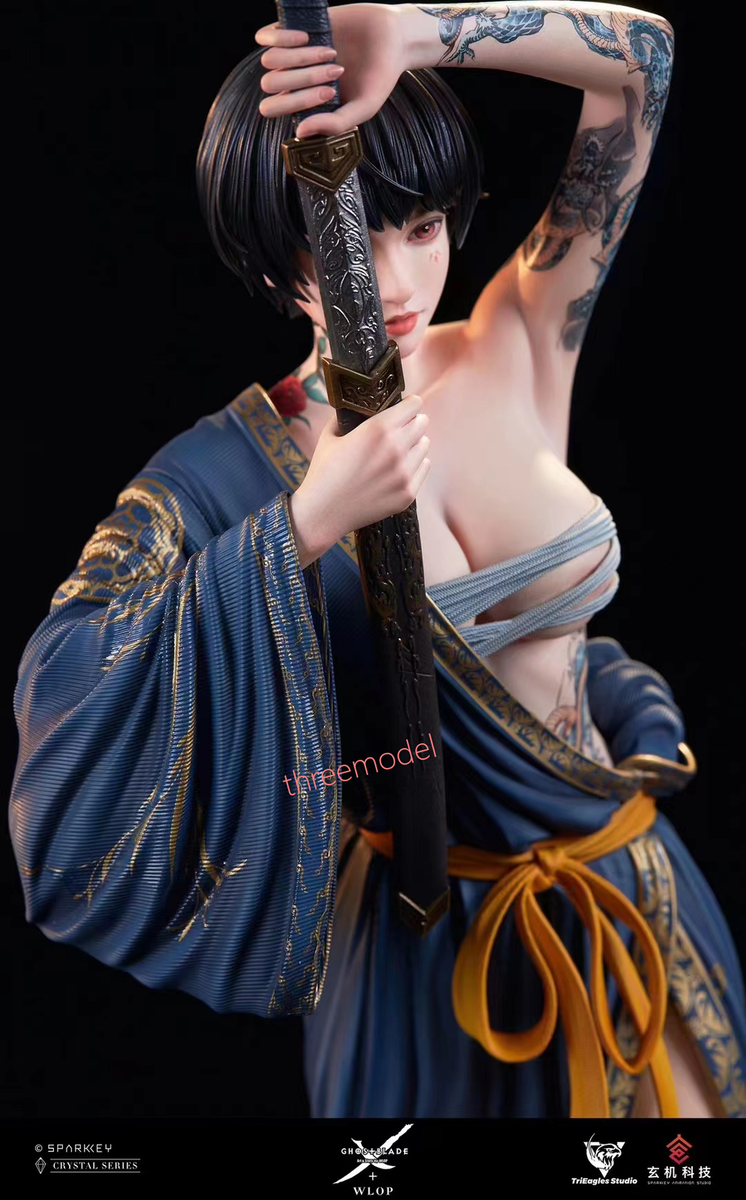 WLOP TriEagles 1/4 JADE Ghost Blade Resin Figure Anime GK Painted
