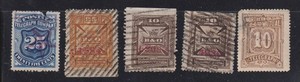 US Telegraph Stamp Lot - Used - Western Union, B&O and Northern Mutual - Lot J7