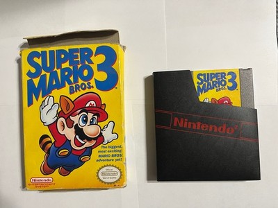 Super Mario Bros. 3 (Nintendo NES, 1990) Box, game a