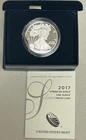 2017 American Eagle 1 oz Silver Proof Coin with COA and Box - Damaged