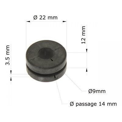 1913 - LIGHTHOUSE SILENTBLOCS Compatible with HONDA CBR 900 RR FIREBLADE (SC44) 9