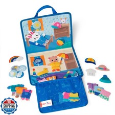 Melissa and Doug  Ms. Rachel  What to Wear Felt Activity Board Ta