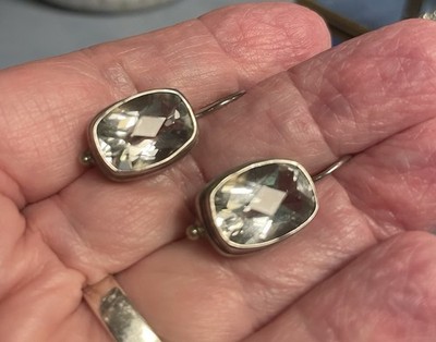 SARDA Crystal Quartz Sterling Earrings 1 