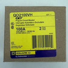 Square D QO2100VH - Plug-On - 100A Circuit Breaker