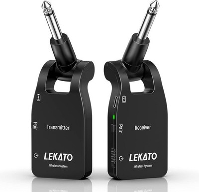 Lekato Wireless Guitar System 2,4 GHz E-Gitarre Sender Empfänger WS-10
