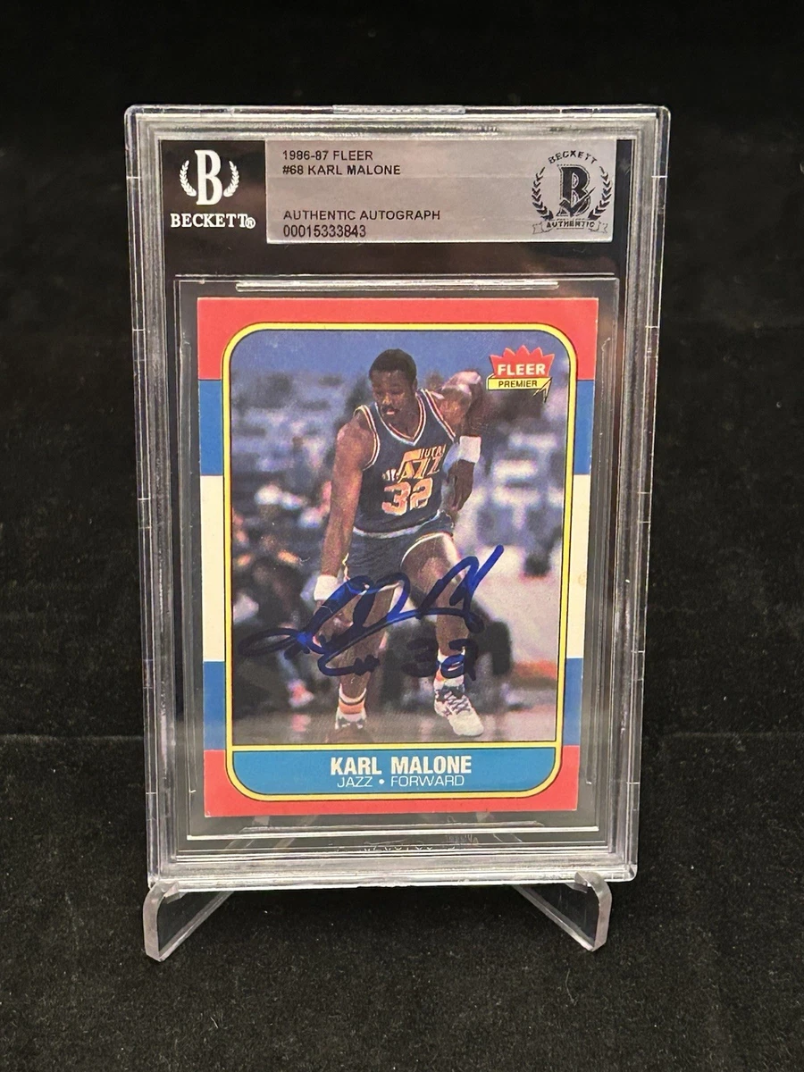 その他 fleer86 87 karl malone rc!!  mint Fleer Karl Malone Basketball 1986-87 Season Sports Trading Cards