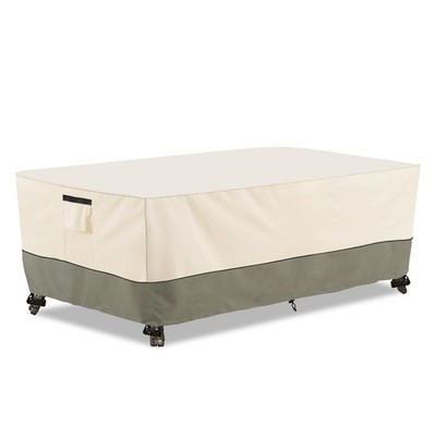 60 Inch Rectangular/Oval Patio Table Cover,Heavy Duty Waterproof Outdoor Dini...