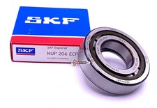 SKF NUP206 ECP Cylindrical Roller Bearing   Single Row 30x62x16 mm