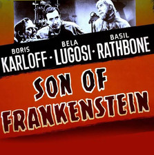 Son of Frankenstein Colourized Colorized DVD - Boris Karloff Bela Lugosi Public 