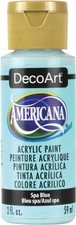 Americana Acrylic Paint 2oz Spa Blue - Opaque