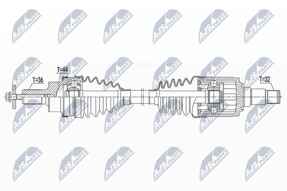 Fits NTY NPW-VV-141 DRIVESHAFT ⭐UK Stock⭐ - Image 4