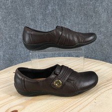 Clarks Artisan Shoes Womens 8M Kessa Alcove Loafer Brown Leather Casual 26102320