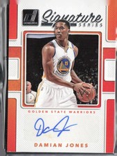 2017-18 Donruss Signature Series Damian Jones #SS-DJ Golden State Warriors