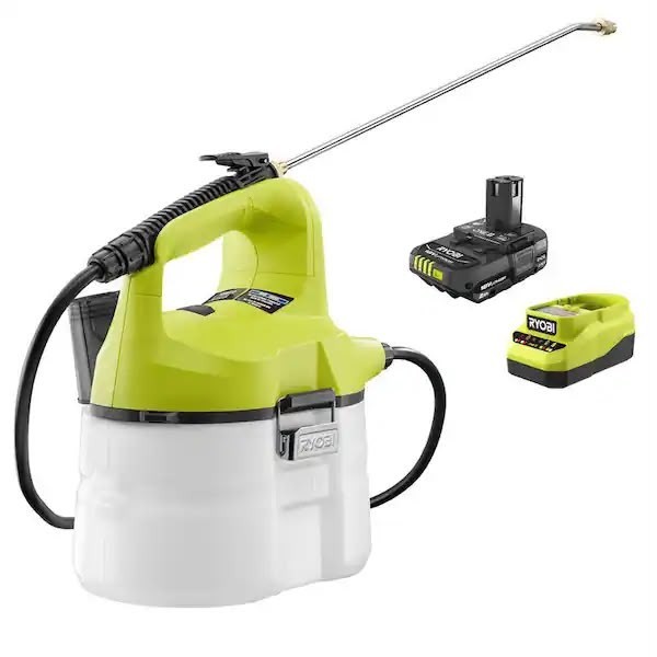 Ryobi 1 Gallon 18V Cordless Battery Heavy Duty Garden Chemical Sprayer Tool