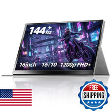 Zefcs Portable Gaming Monitor 16 Inch 144Hz 1920X1200 Fhd Usb-C Portable