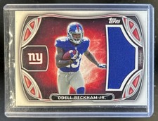 2014 Topps Odell Beckham Jr. Jumbo Relics RC Jersey #RJR-OB Giants