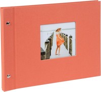 Goldbuch Schraubalbum Bella Vista Lachs 30X25 Cm 40 Schwarze Seiten