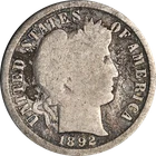 1892-S Barber Dime