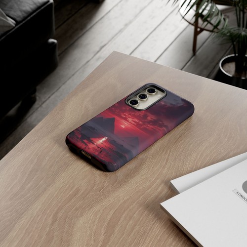 Egypt Pyramids Blood Red Sky Phone Case for iPhone, Samsung Galaxy, Pixel - 第 193/239 張圖片