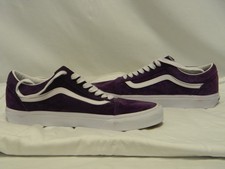 Vans Old Skool Purple Suede Skate Shoes Unisex M 9 W 10.5 EUR 42