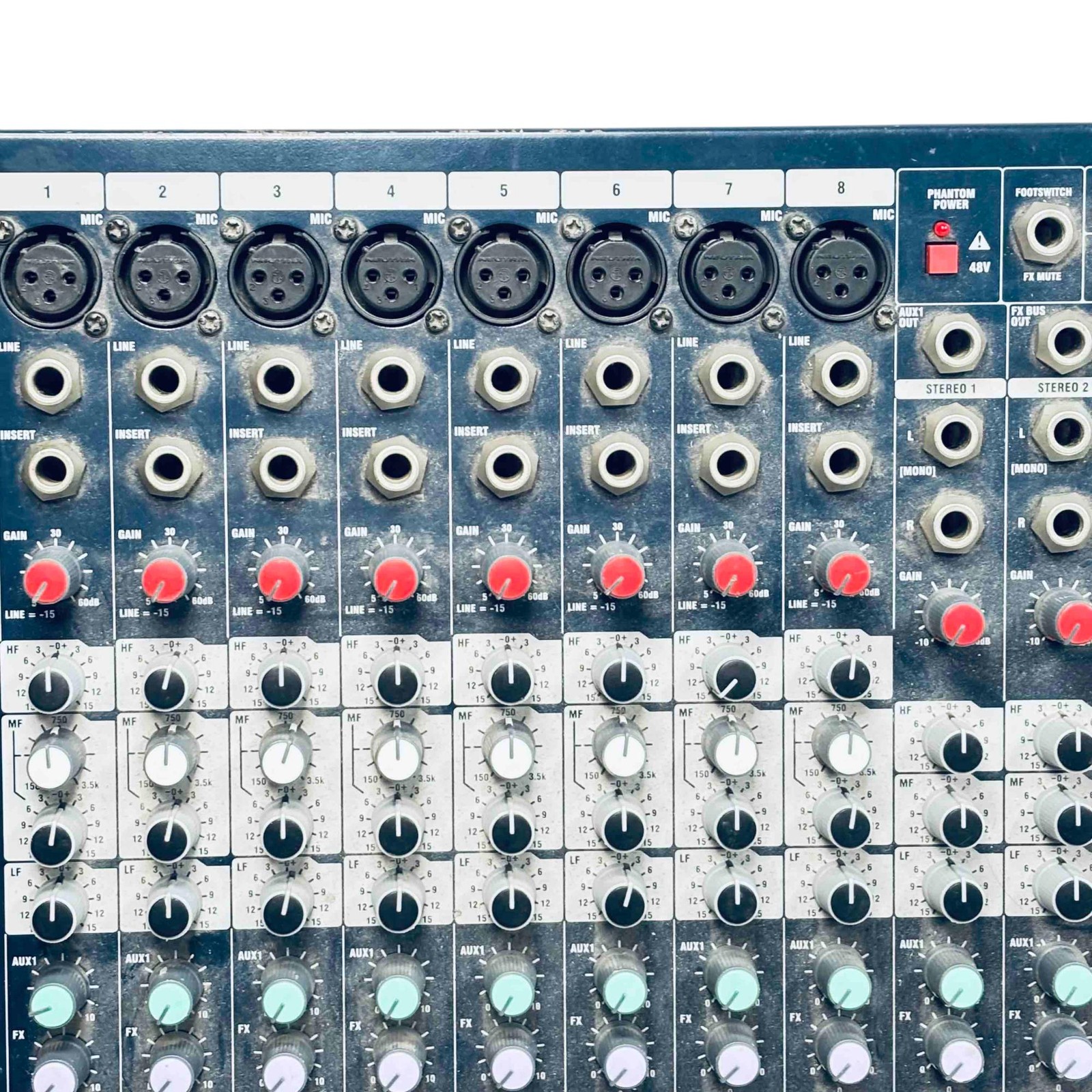 Soundcraft EFX8 8-Channel Audio Mixer Lexicon Digital Effects Processor