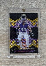 2024 Mosaic Ivan Pace Jr Black Gold Prizm /8 Minnesota Vikings 4/8 SSP