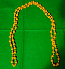 PRETTY VTG 27" Yellow Rose Beaded necklace 1960s — photo 2