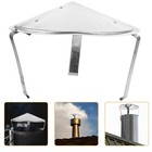 Chimney Vent Cap Stainless Steel Rainproof Roof Smoke Funnel Cover Protector