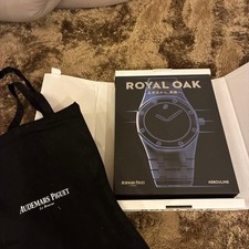 Audemars Piguet Royal Oak 50th Anniversary Book Catalog With Bag Rare Japan New!
