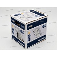 Briloner 3Er Rund Led Einbauleuchte Chrom 3X 5W Modul 3X 400Lm 3000K Schwenkbar