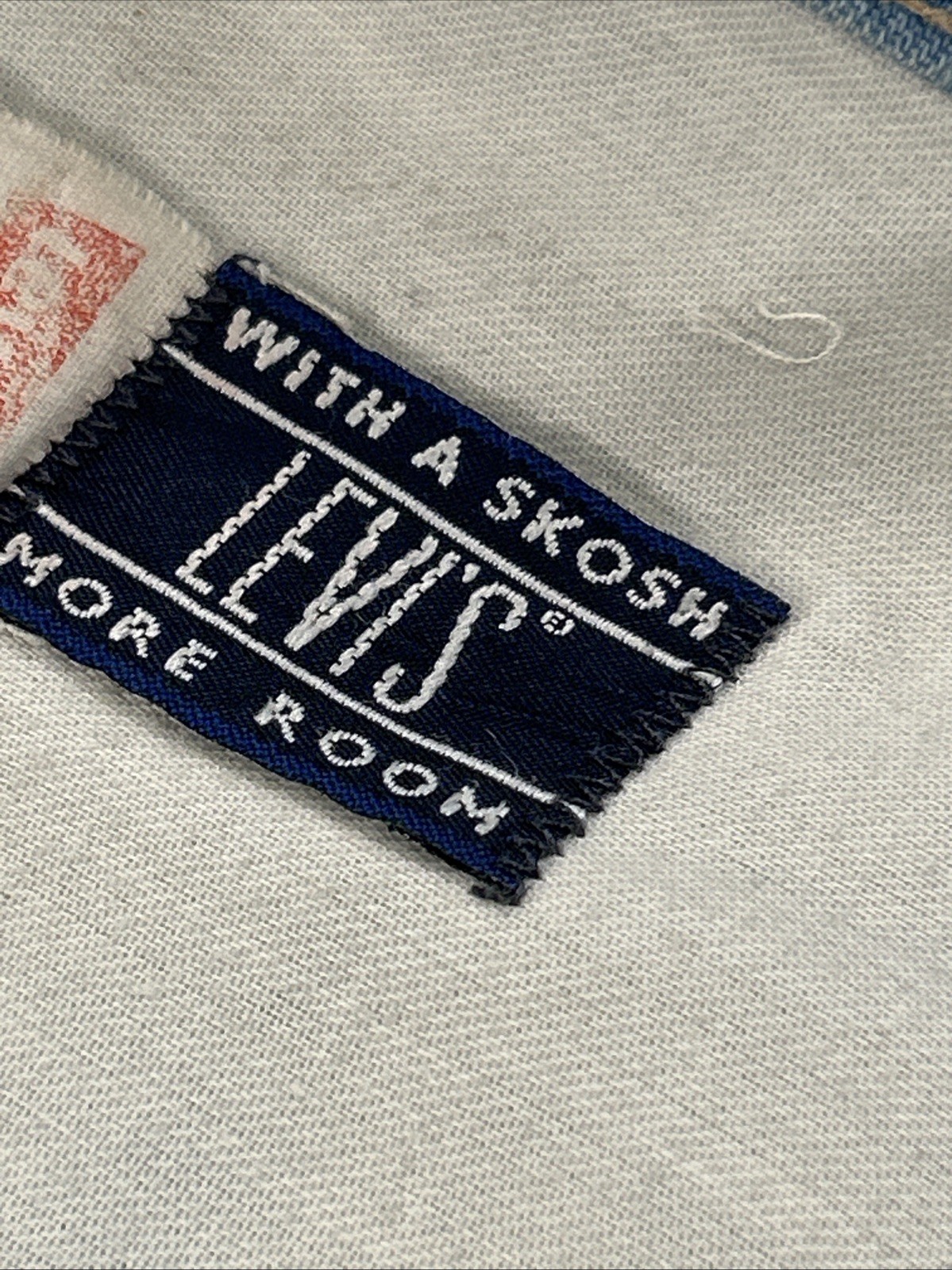 Levi's With A Skosh More Jeans Men 36 x 32 Denim Relaxed Fit Orange Tab Vintage thumbnail 12