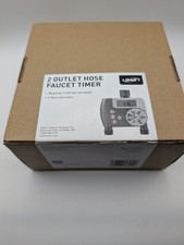 Orbit 2 Outlet Hose Faucet Timer Model 62062N...