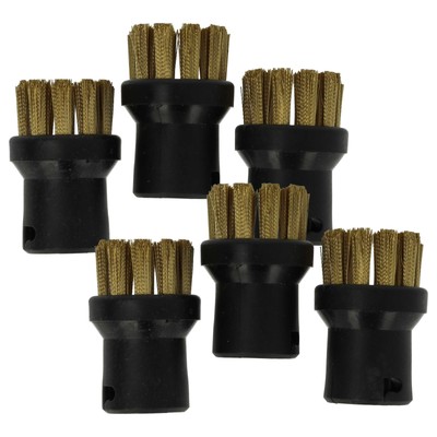 6x Messing Rundbürste für Kärcher SC 5 SC 4 Premium SC 4 PREMIUM WHITE
