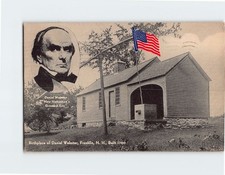 Postcard Birthplace of Daniel Webster Franklin USA