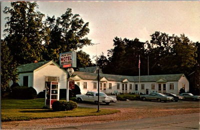 #ad Pre 1980 MOTEL SCENE Imlay City Michigan MI m 05 BC0457 $2.90
